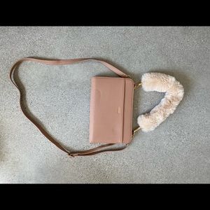 Calpak KAYA wallet - blush pink